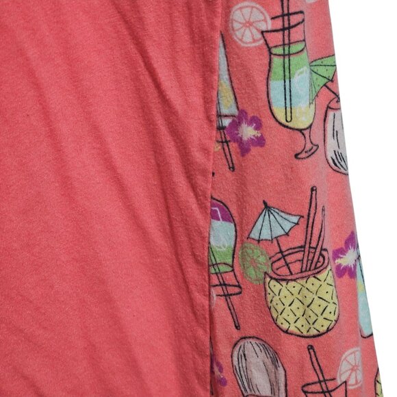 Secret Treasures Coral Pink Nightgown Size Small Medium Drink Happy Thoughts - Picture 4 of 5